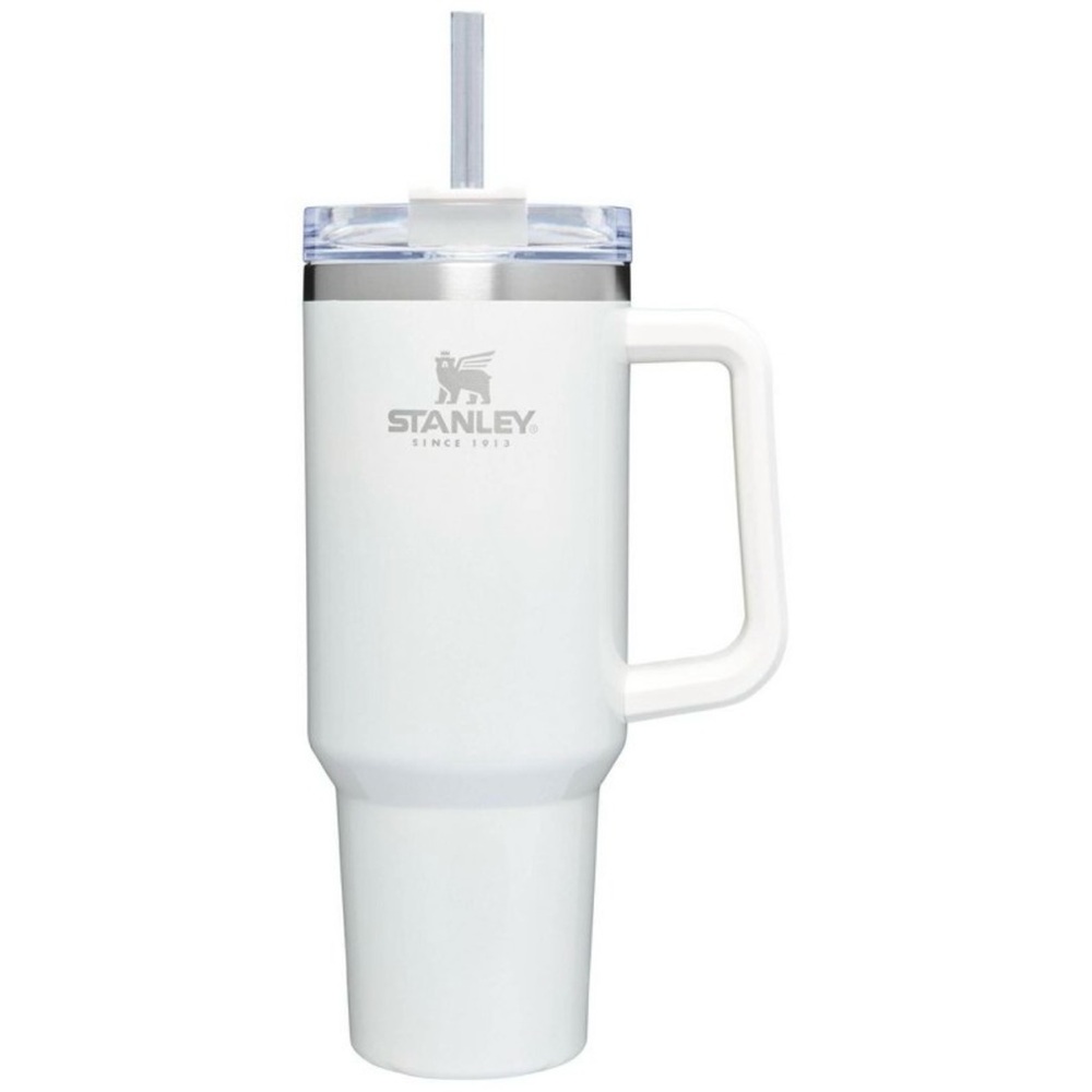 🚫SOLD🚫Stanley 40 oz Stainless Steel Adventure Quencher Tumbler Frost Pearlescent